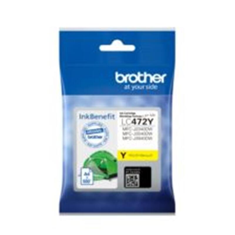 Brother LC472Y Yellow Sarı 550 Sayfa Kartuş MFC-J2340/J3540/J3940