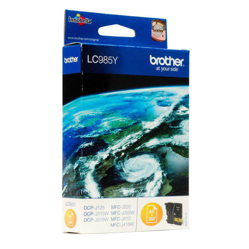 Brother Lc39-Lc985 Sarı Orijinal Kartuş