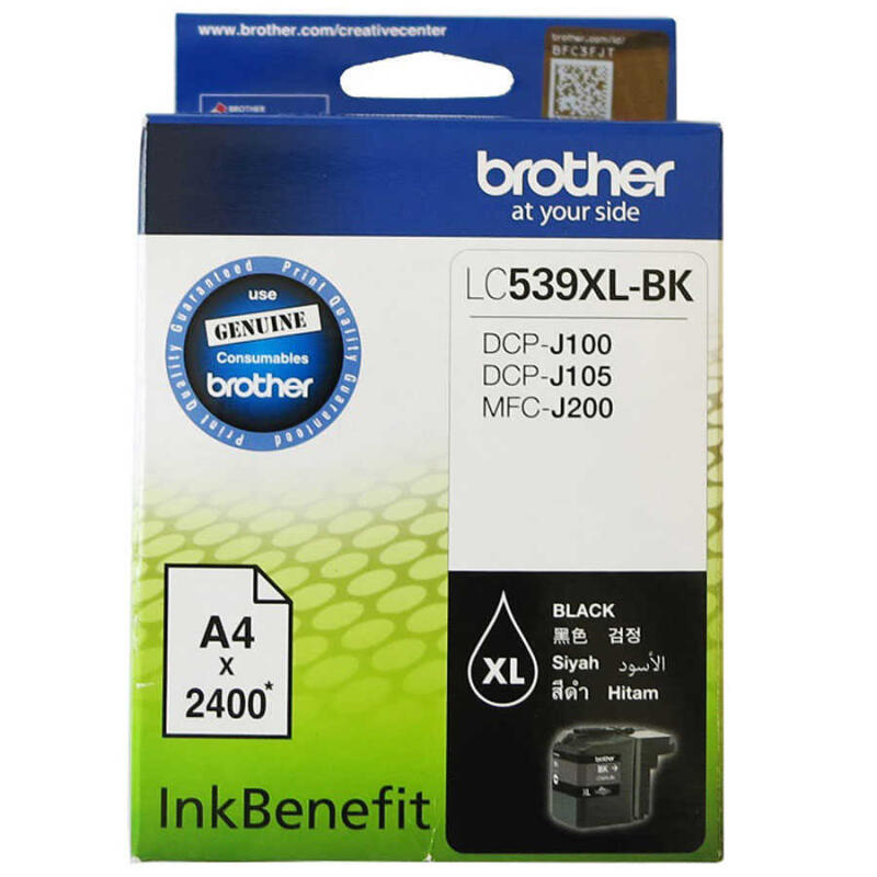 Brother Lc539Xl Siyah Orijinal Kartuş J105