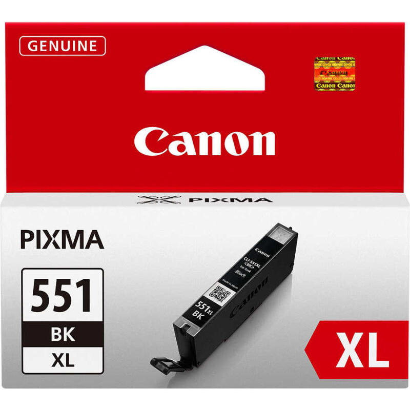 Canon Clı-551Xl-6443B001 Siyah Orijinal Kartuş Yüksek Kapasiteli