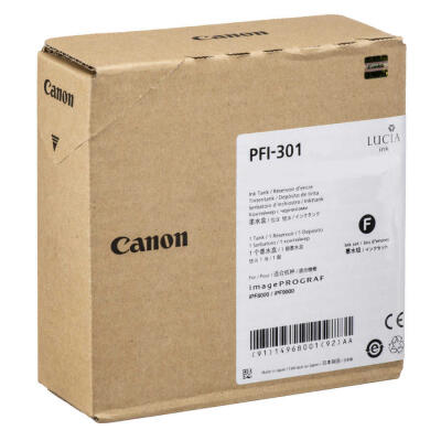 Canon Pfı-301Bk-1486B001 Siyah Orijinal Kartuş