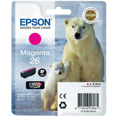 Epson 26-T2613-C13T26134020 Kırmızı Orijinal Kartuş