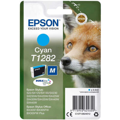 Epson T1282-C13T12824020 Mavi Orijinal Kartuş