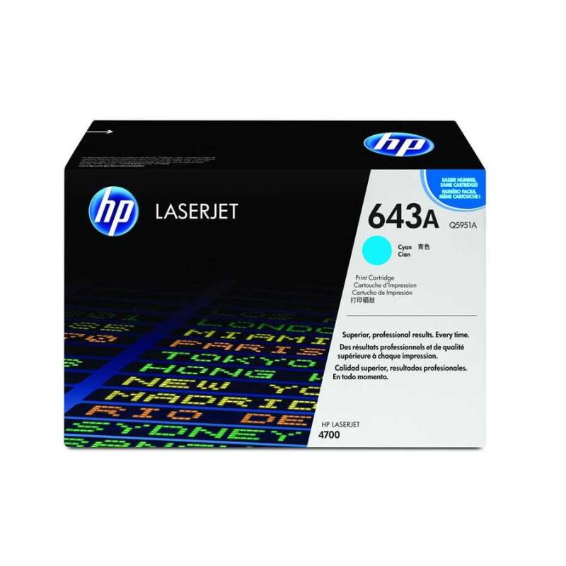 Hp 643A-Q5951A Mavi Orijinal Toner