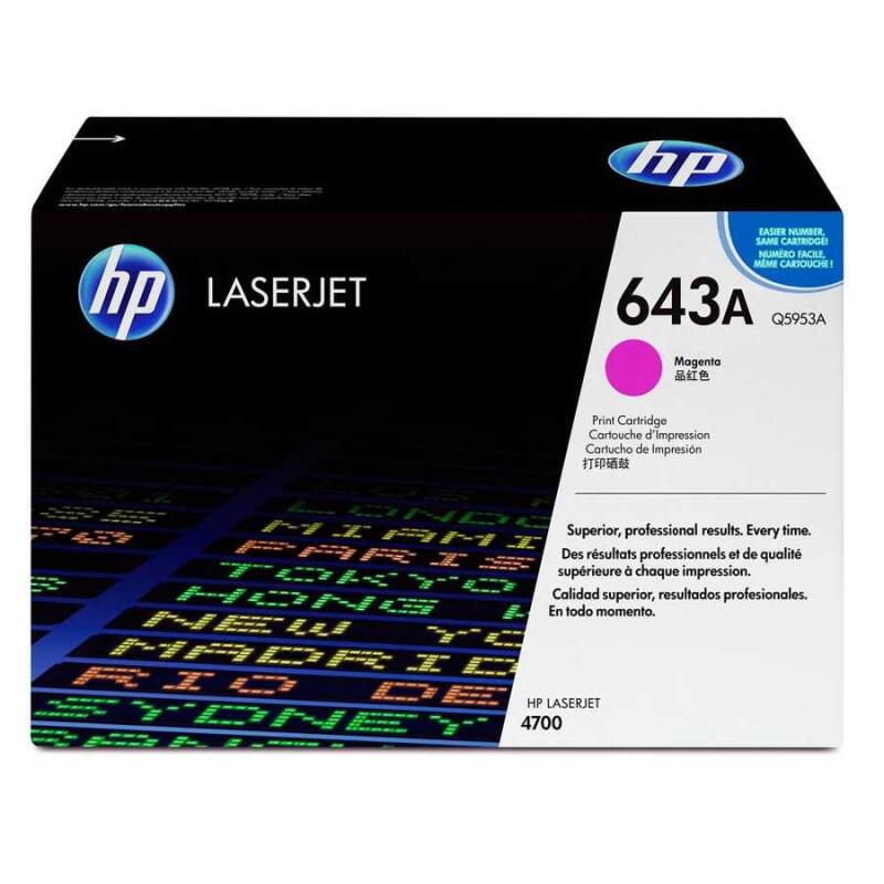 Hp 643A-Q5953A Kırmızı Orijinal Toner
