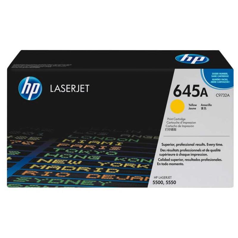 Hp 645A-C9732A Sarı Orijinal Toner