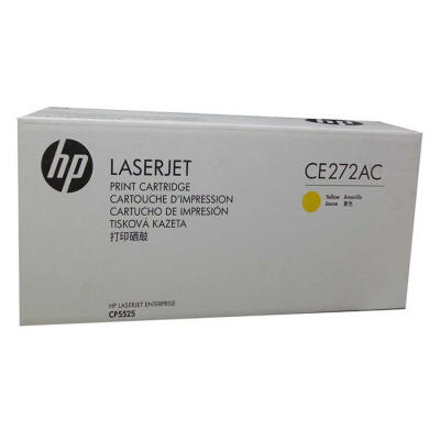 Hp 650A-Ce272Ac Sarı Orijinal Toner