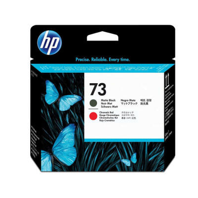 Hp 73-Cd949A Mat Siyah Ve Kromatik Kırmızı Orijinal Baskı Kafası