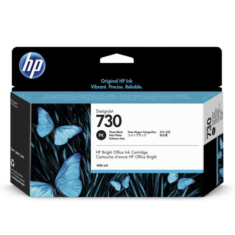 Hp 730-P2V73A Foto Siyah Orijinal Kartuş Yüksek Kapasiteli
