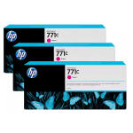 Hp 771C-B6Y33A Kırmızı Orijinal Kartuş 3Lü Paket