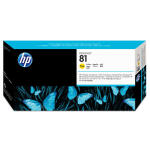 Hp 81-C4953A Orijinal Sarı Baskı Kafası Ve Kafa Temizleyici Kutusuz Folyede