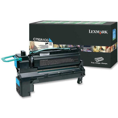 Lexmark C792-C792A1Cg Mavi Orijinal Toner
