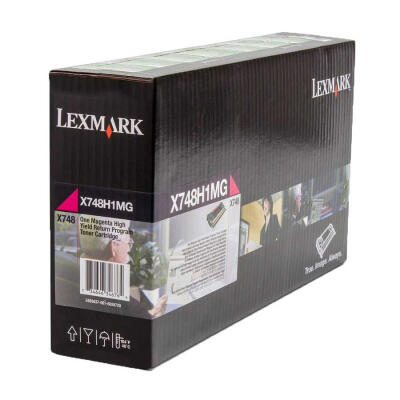 Lexmark X748-X748H1Mg Kırmızı Orijinal Toner Yüksek Kapasiteli